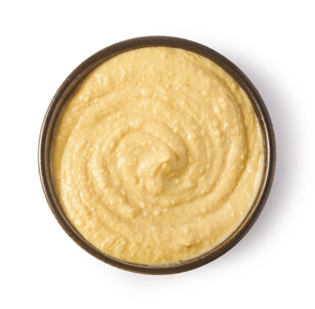 Hummus y pan de cristal para compartir