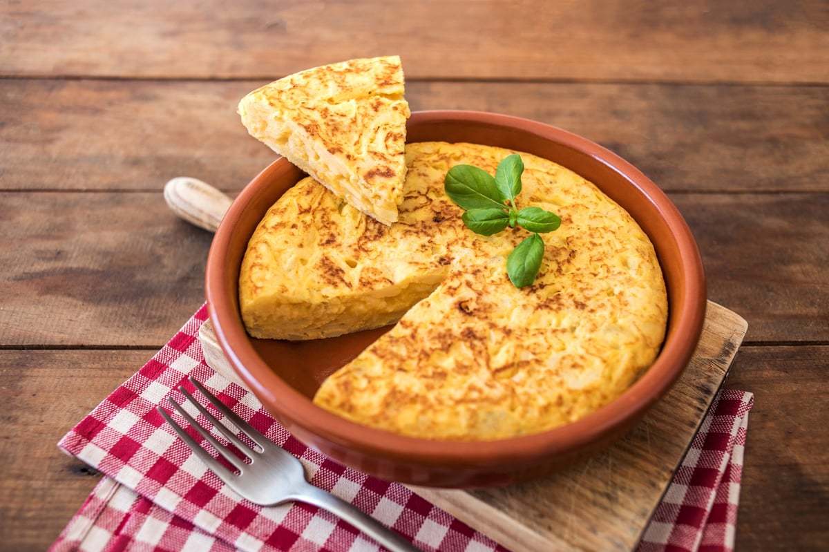 Tortilla poco cuajada de CASA BRAVA